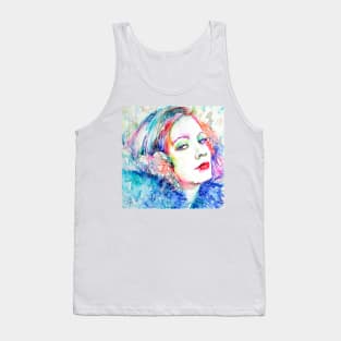 GRETA GARBO watercoloor and ink portrait Tank Top